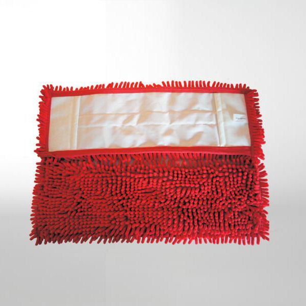 Chenille-Mopp 50 cm | Farbe: rot | Material: Mikrofaser | Aufnahme: Tasche